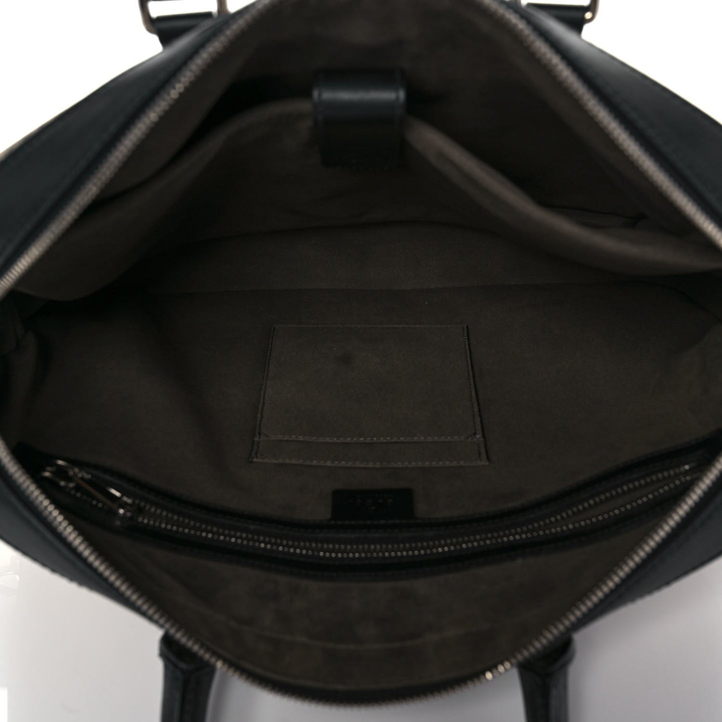 GG Supreme Monogram Eden Briefcase Black