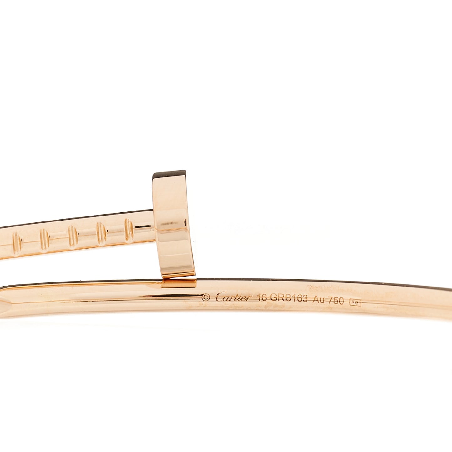 18K Pink Gold Small Juste Un Clou Bracelet 16