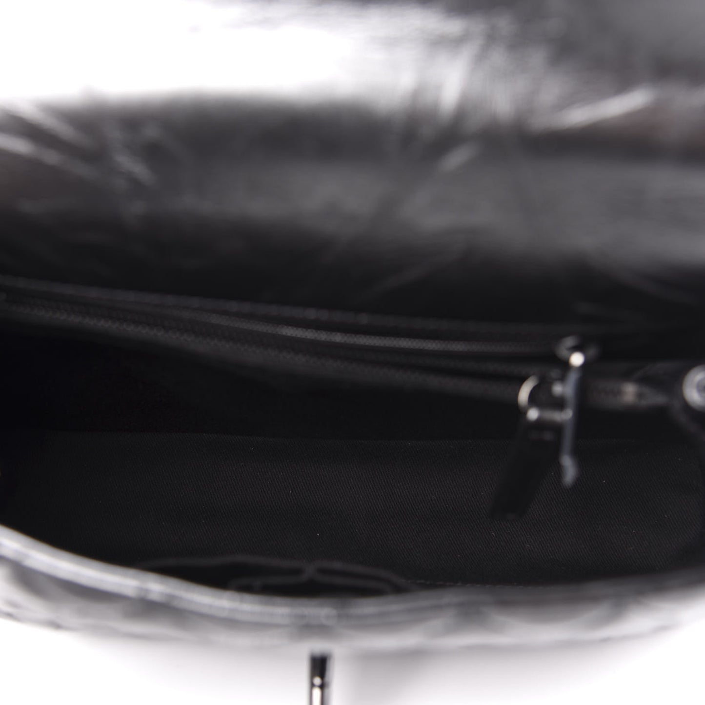 Aged Calfskin Quilted Small Coco Handle Flap So Black