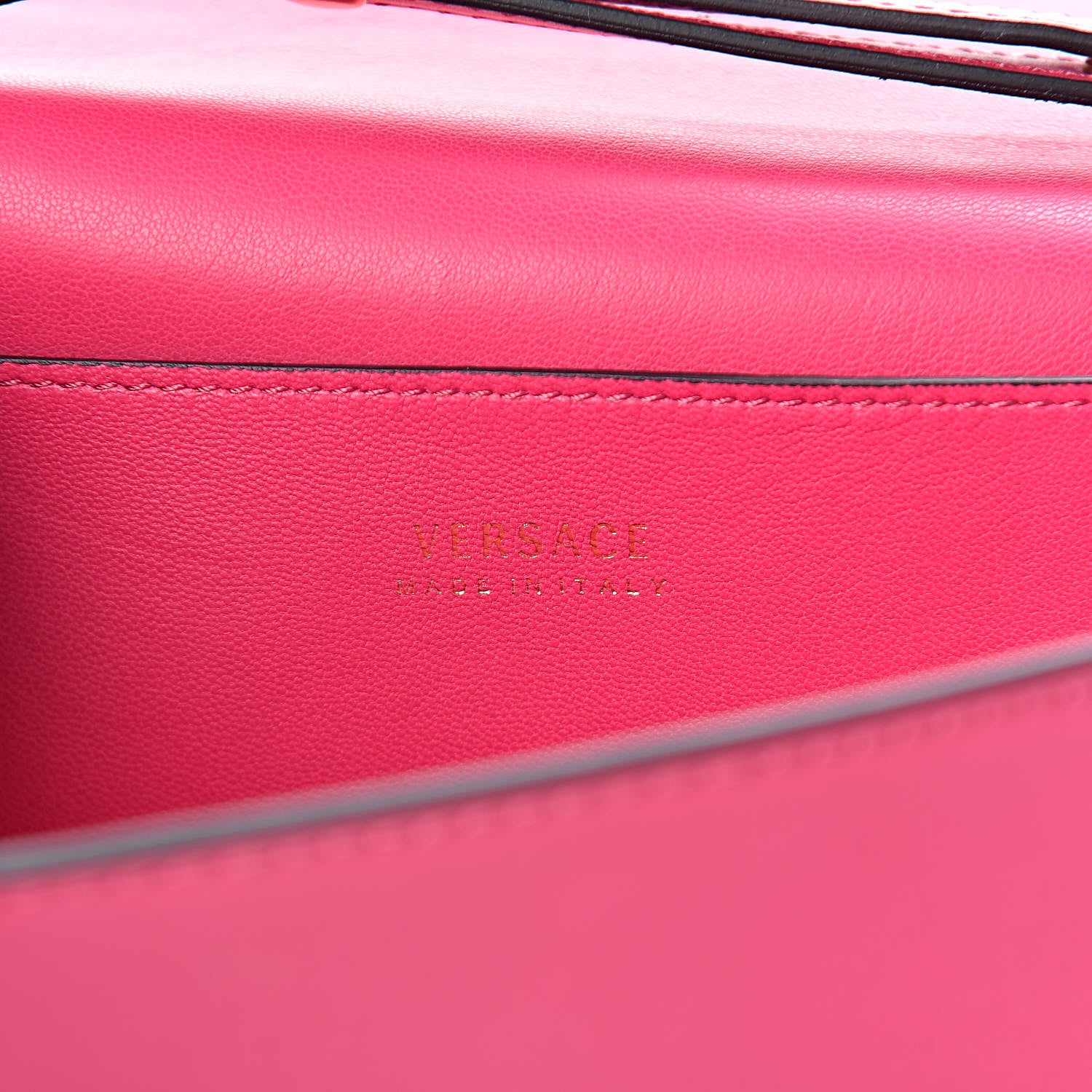 Versace Calfskin Medallion Tribute Crossbody Pink 6 of 9