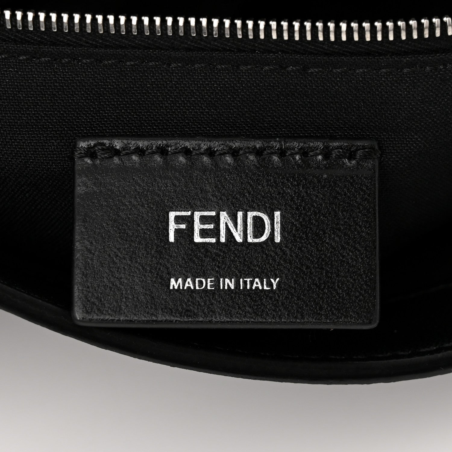 Fendi Nappa FF 1974 Embossed Mini Expandable Flap Bag Black 6 of 11