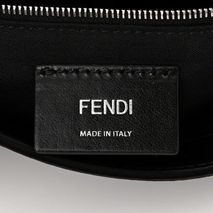 Fendi Nappa FF 1974 Embossed Mini Expandable Flap Bag Black 6 of 11