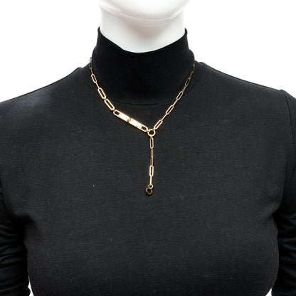 Hermes 18K Yellow Gold PM Kelly Chaine Lariat Necklace ST 5 of 5