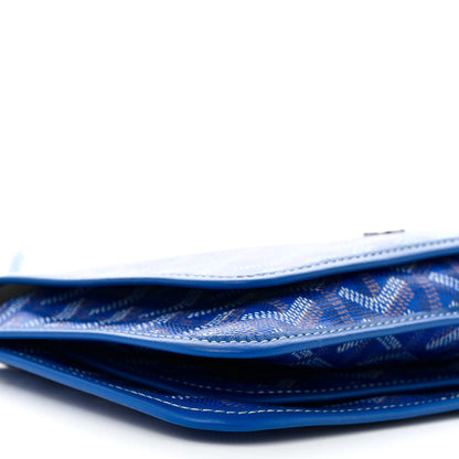 Goyard Goyardine Plumet Wallet Clutch Sky Blue 9 of 10
