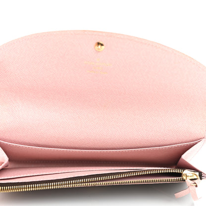 Louis Vuitton Damier Ebene Caissa Wallet Rose Ballerine 5 of 7
