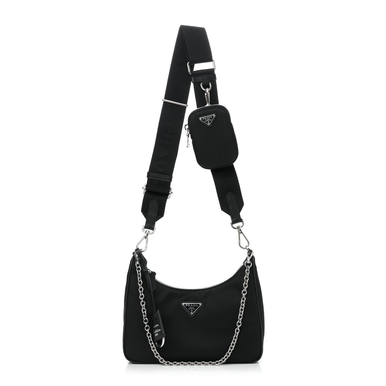 Prada Nylon Re-Edition 2005 Shoulder Bag Black 1 of 10