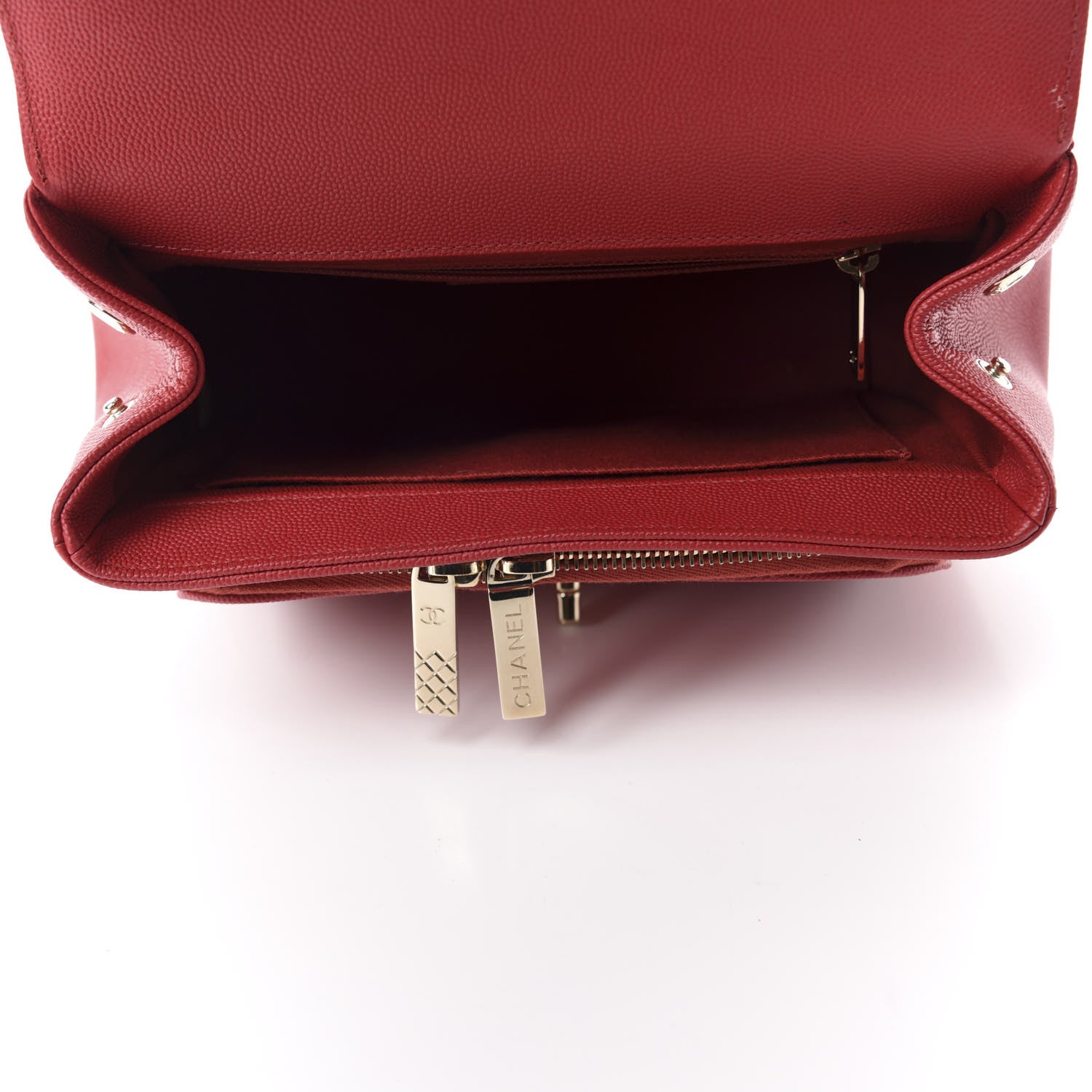 Chanel Caviar Quilted Medium Business Affinity Flap Red 5 of 12