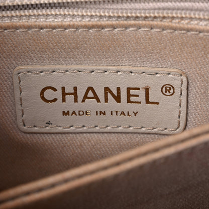 Chanel Aged Calfskin Chevron Quilted Mini Coco Handle Flap Ivory 5 of 21