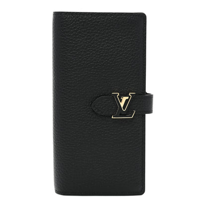 Louis Vuitton Taurillon LV Vertical Capucines Wallet Black Arizona 1 of 9