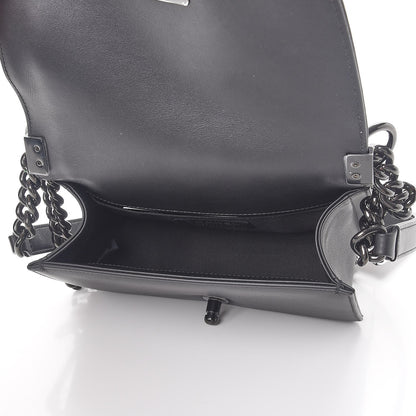 Chanel Calfskin Quilted Small Boy Flap So Black 6 of 9