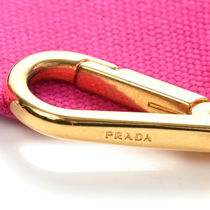 Prada Canvas Shoulder Strap Pink 4 of 6