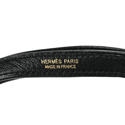 Hermes Ostrich Kelly Danse II Belt Bag Black 10 of 10