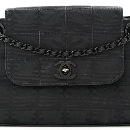 Chanel Nylon Mini Travel Accordion Flap Black 8 of 13