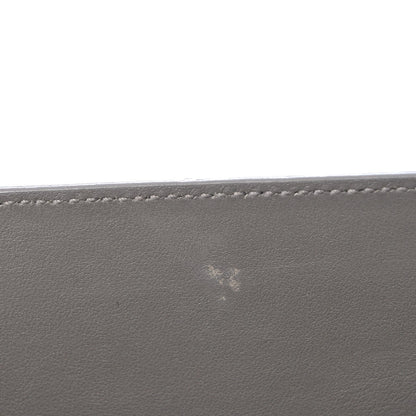 Saint Laurent Calfskin Crocodile Embossed Small Sac De Jour Fog 9 of 12