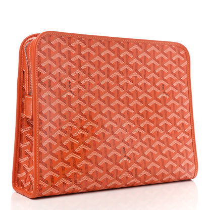 Goyard Goyardine Jouvence Toiletry Pouch Orange 3 of 8
