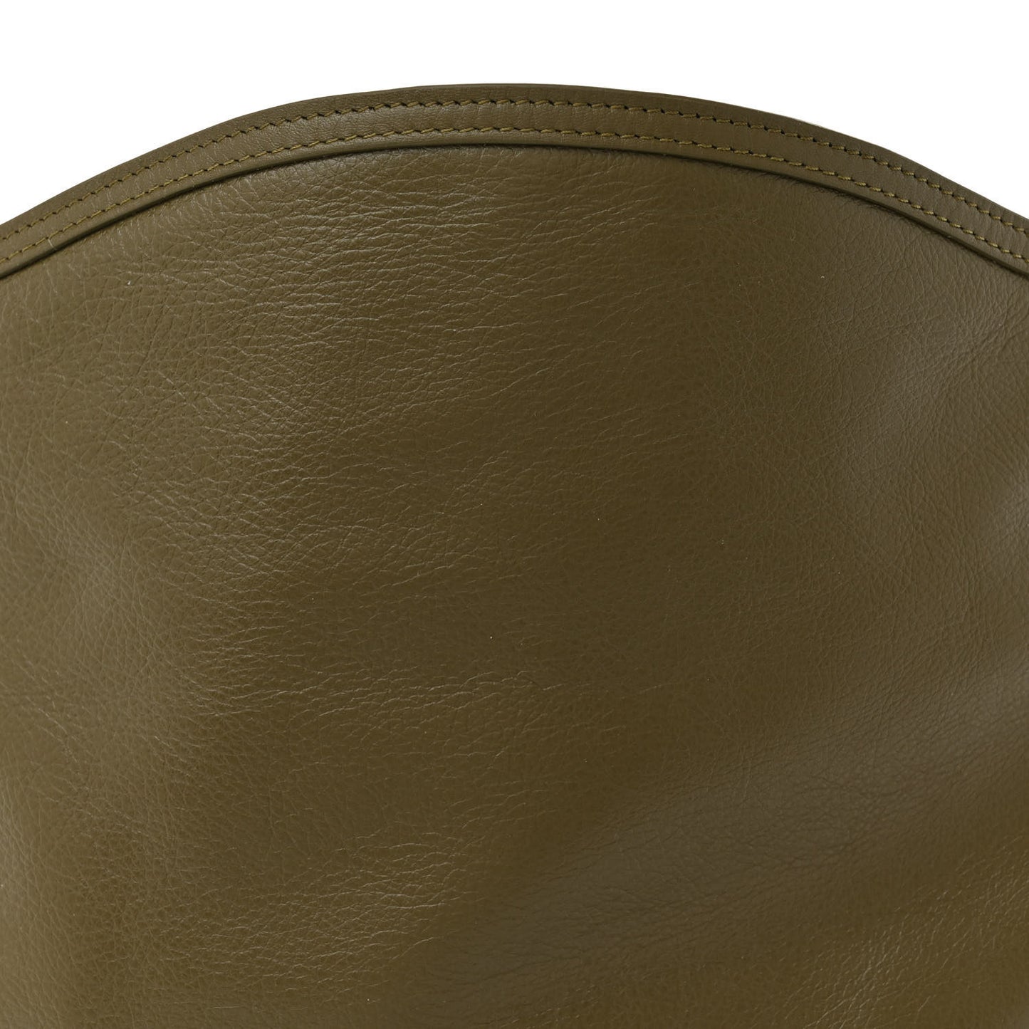 Tumbled Calfskin Medium Voyou Bag Dark Khaki