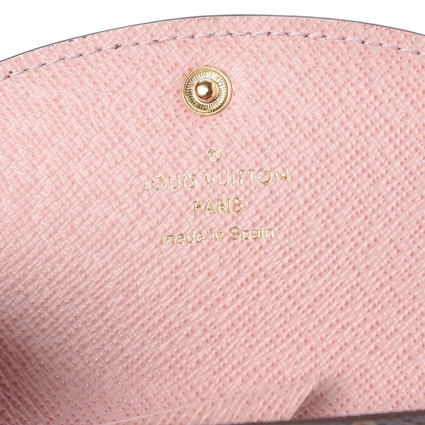 Monogram Rosalie Coin Purse Rose Ballerine