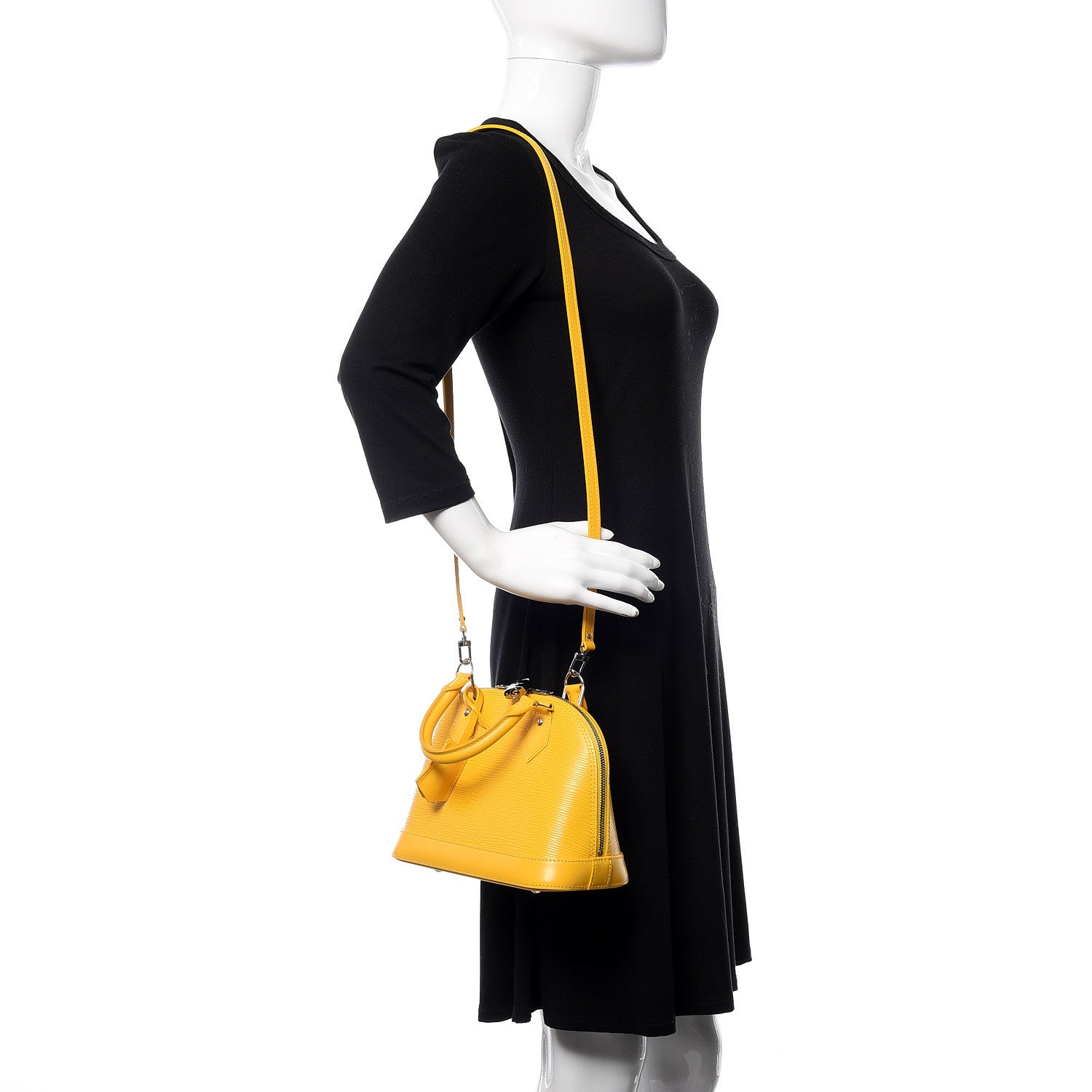 Louis Vuitton Epi Alma BB Citron 2 of 9