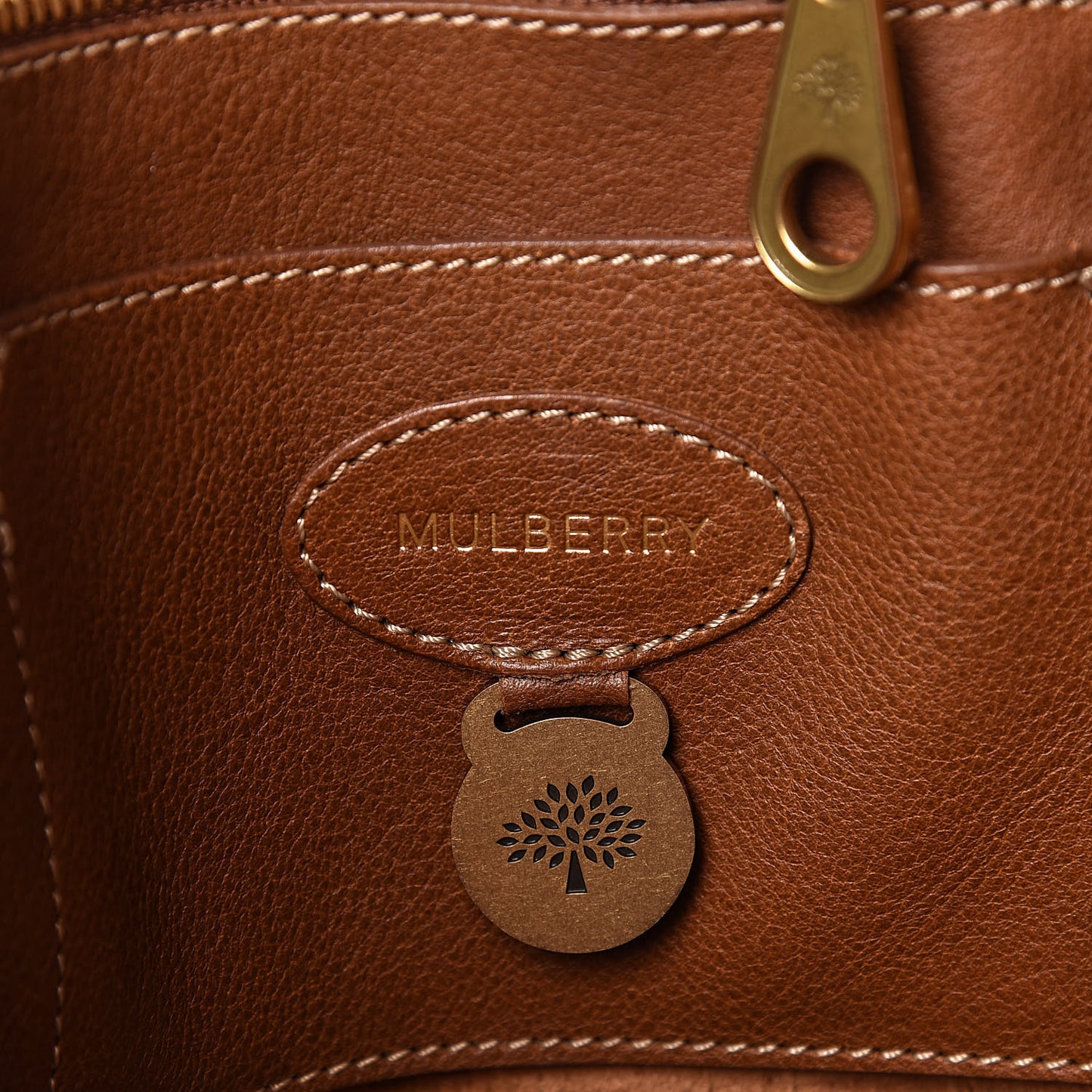 Natural Leather Bayswater Oak