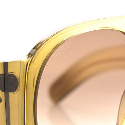Gucci Oversized Aviator Sunglasses GG0152S Yellow 7 of 8