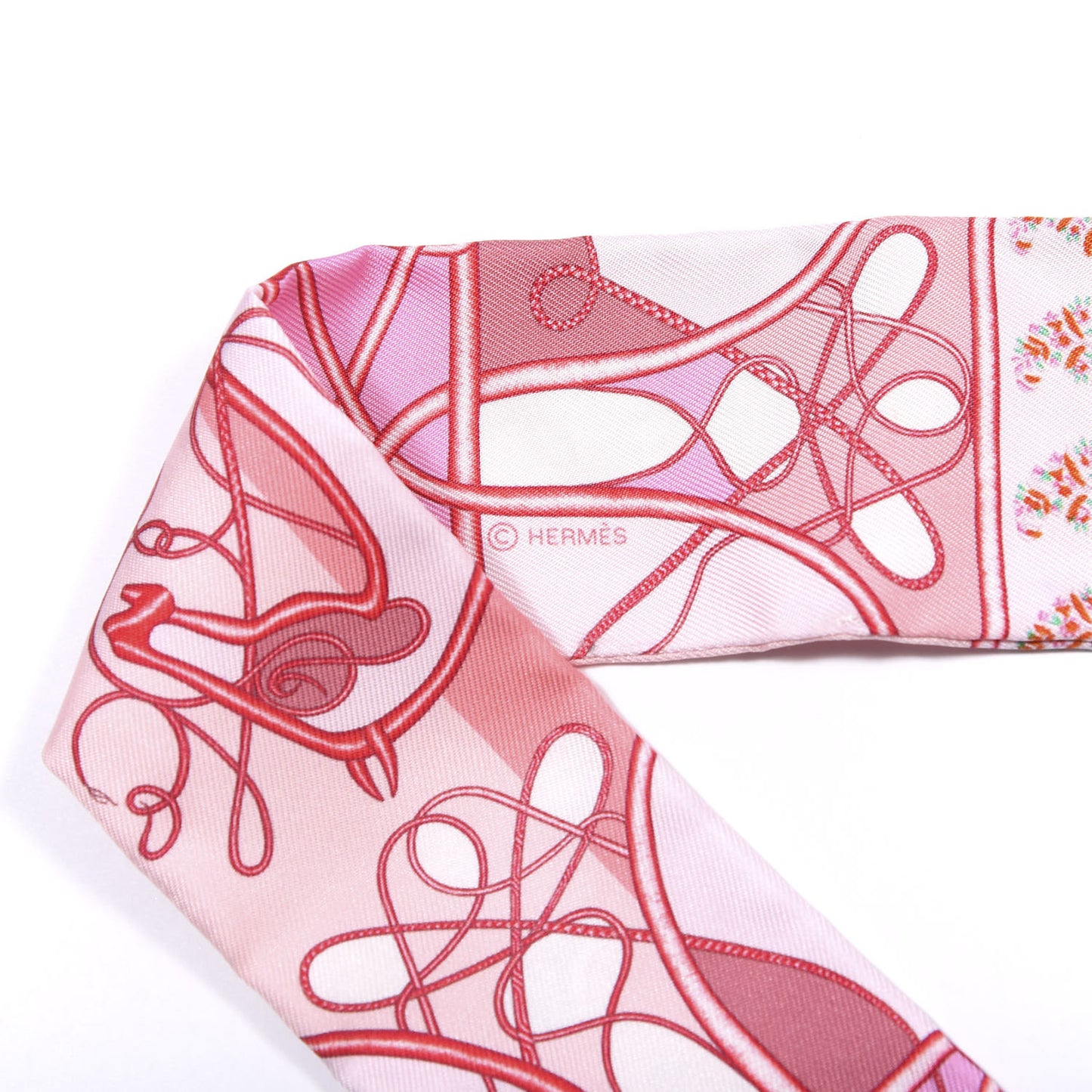 Silk Coup De Fouet Au Bloc Twilly Rose Nacre Turquoise