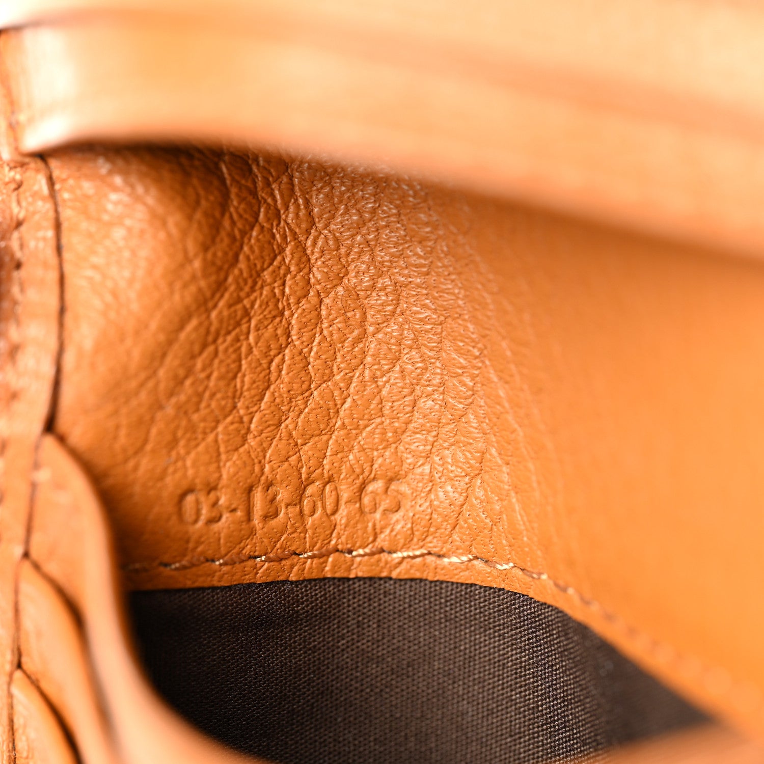 Chloe Grained Calfskin Marcie Square Wallet Tan 7 of 10