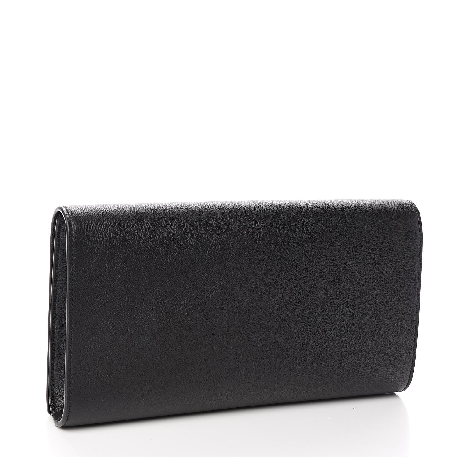 Saint Laurent Calfskin Monogram Large Belle De Jour Clutch Black 3 of 10