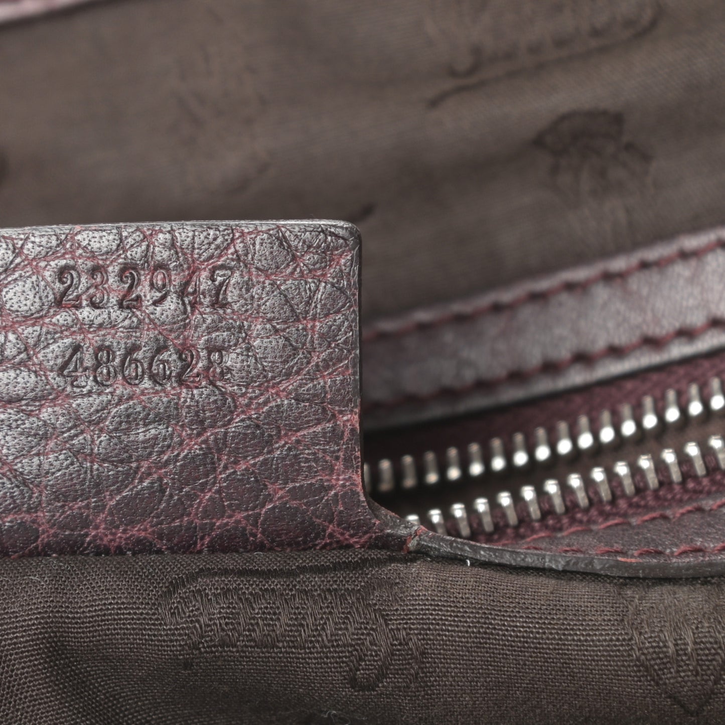 Monogram Medium Bamboo Bar Tote Brown