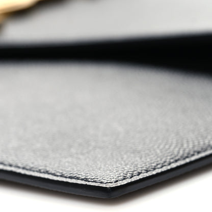 Saint Laurent Grain De Poudre Uptown Pouch Black 10 of 10