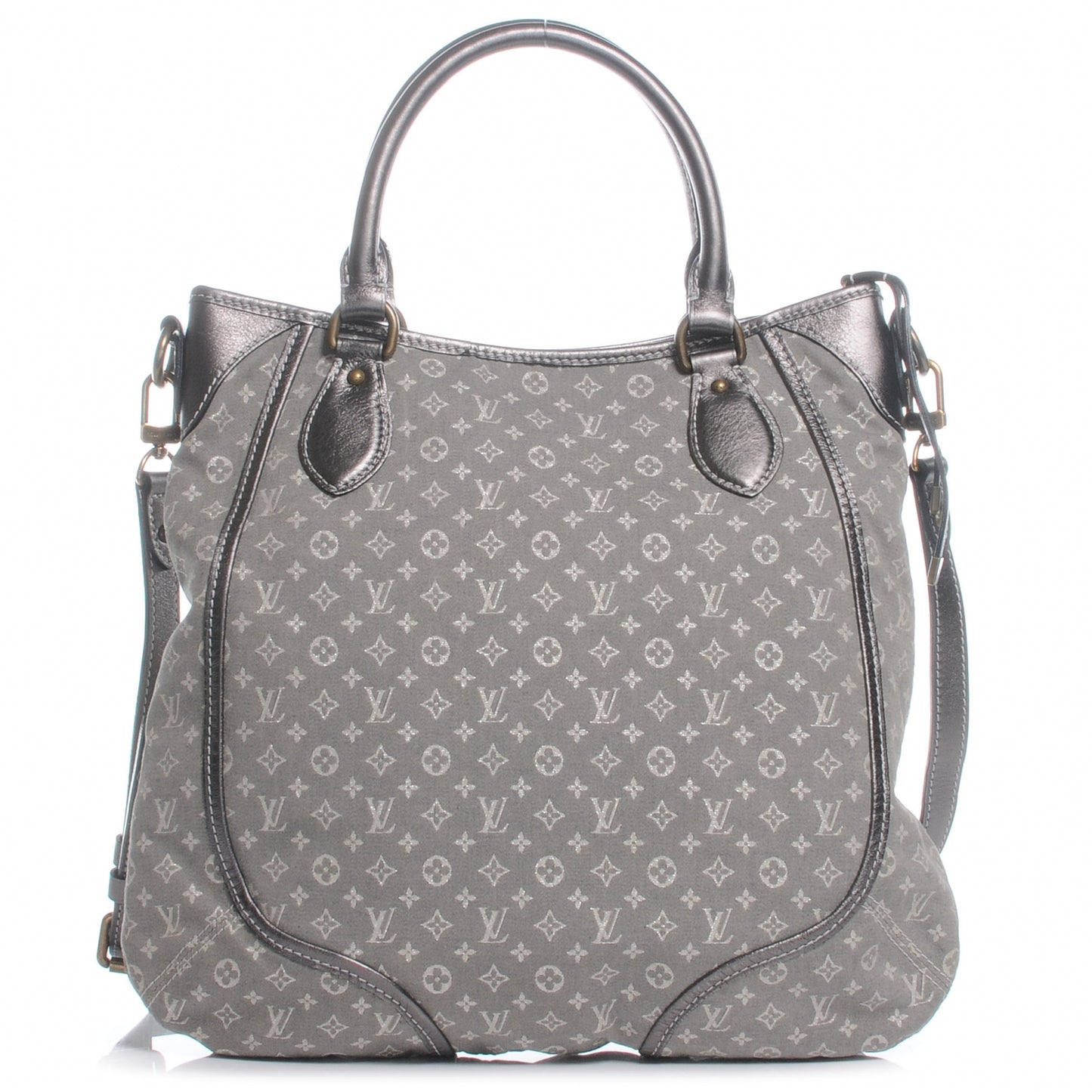 Mini Lin Monogram Besace Angele Platine