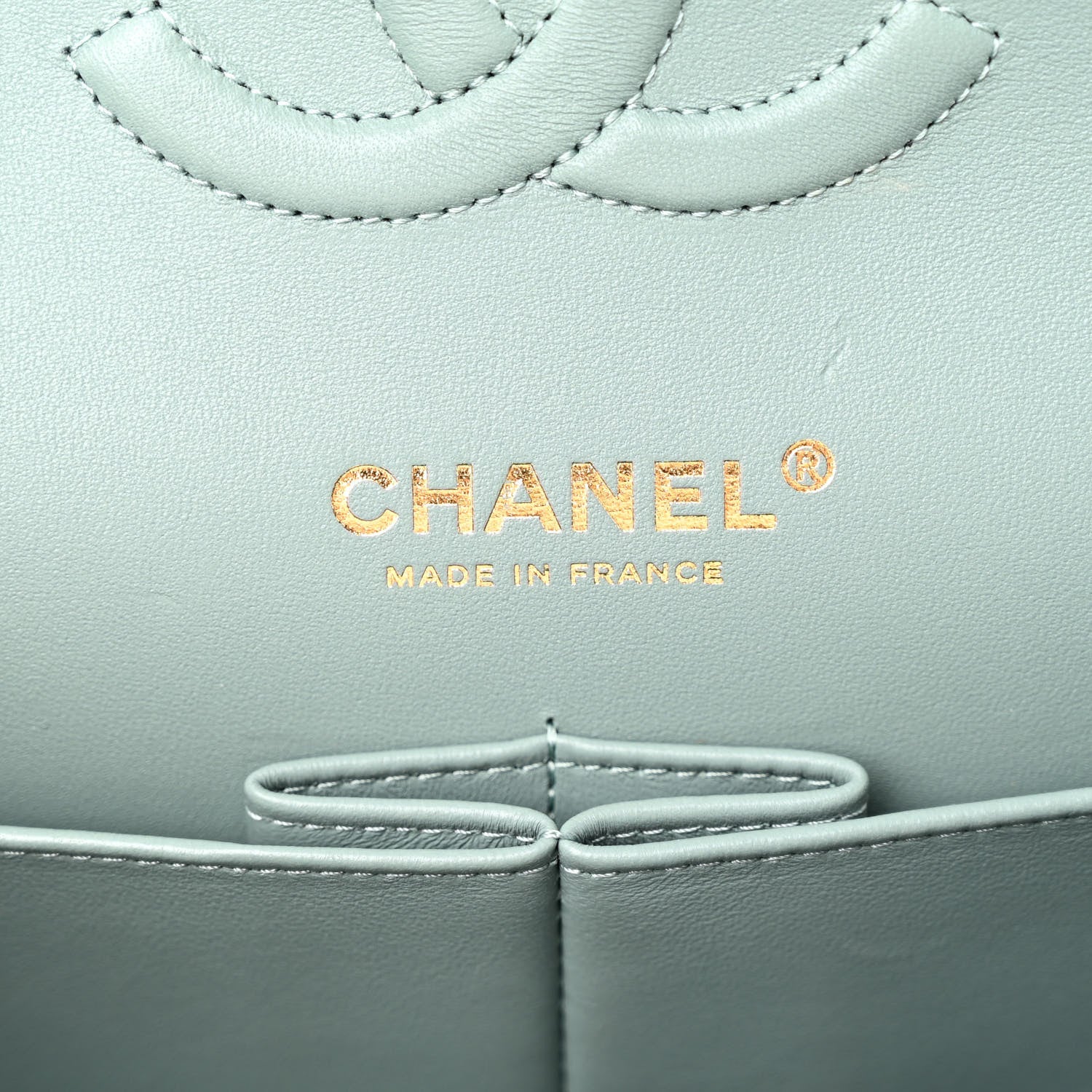 Chanel Caviar Quilted Medium Double Flap Dark Green 6 of 11