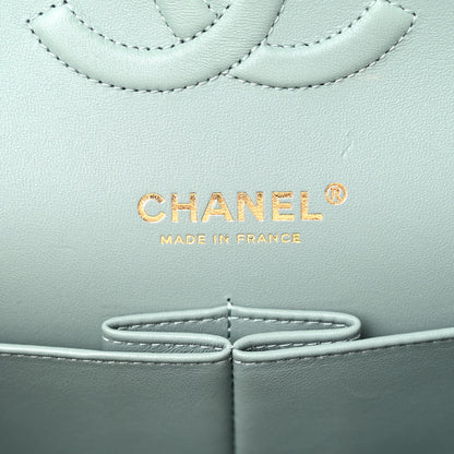 Chanel Caviar Quilted Medium Double Flap Dark Green 6 of 11