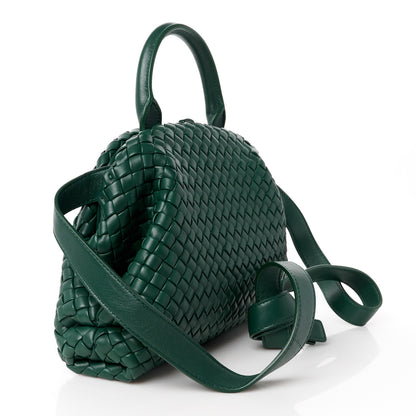 Bottega Veneta Nappa Intrecciato Small Padded The Handle Tote Raintree 3 of 10