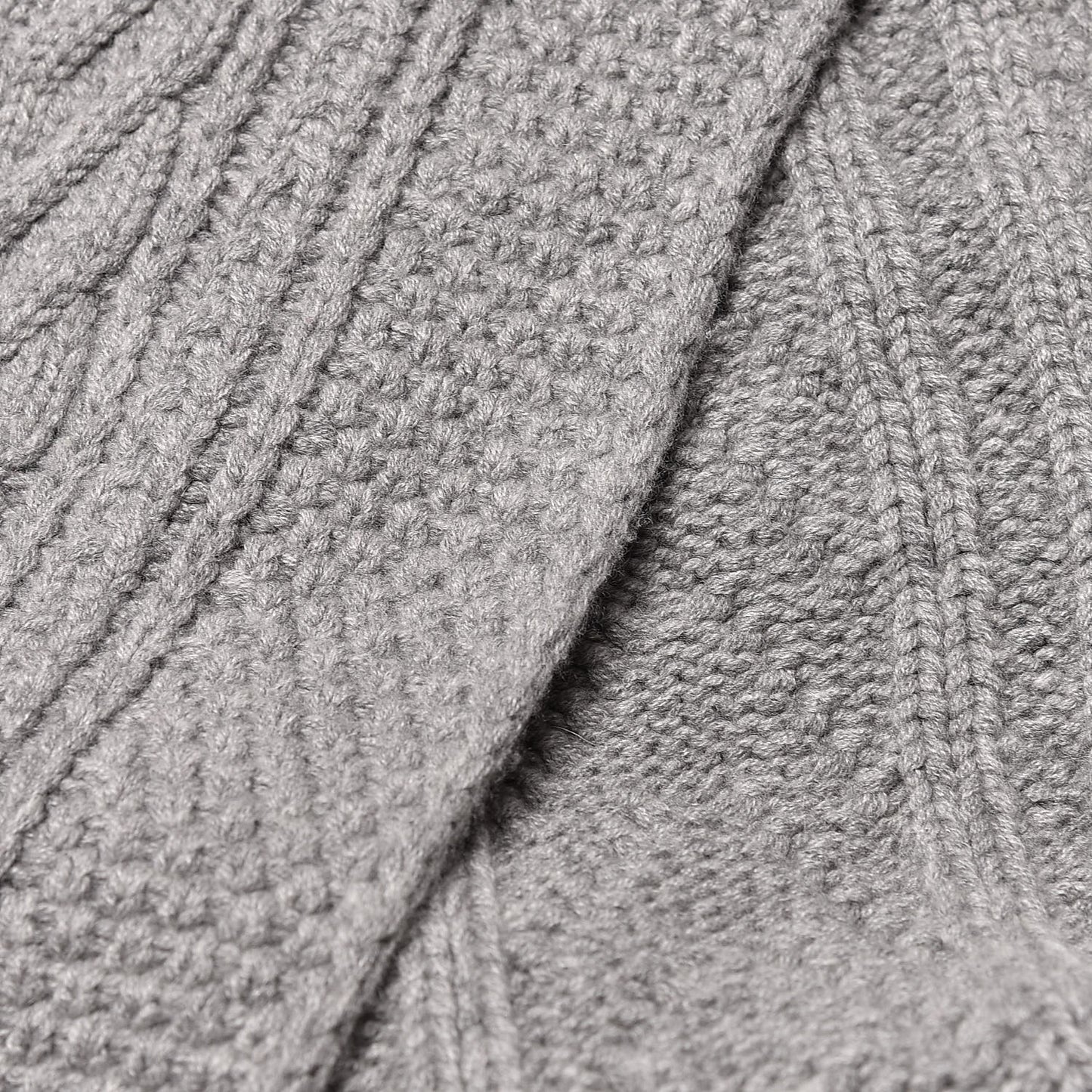 Cashmere Crystal Sequin CC Scarf Grey