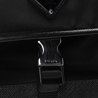 Prada Re-Nylon Saffiano Smartphone Case Crossbody Black 8 of 12