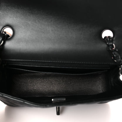 Chanel Lambskin Quilted Mini Rectangular Flap So Black 5 of 9