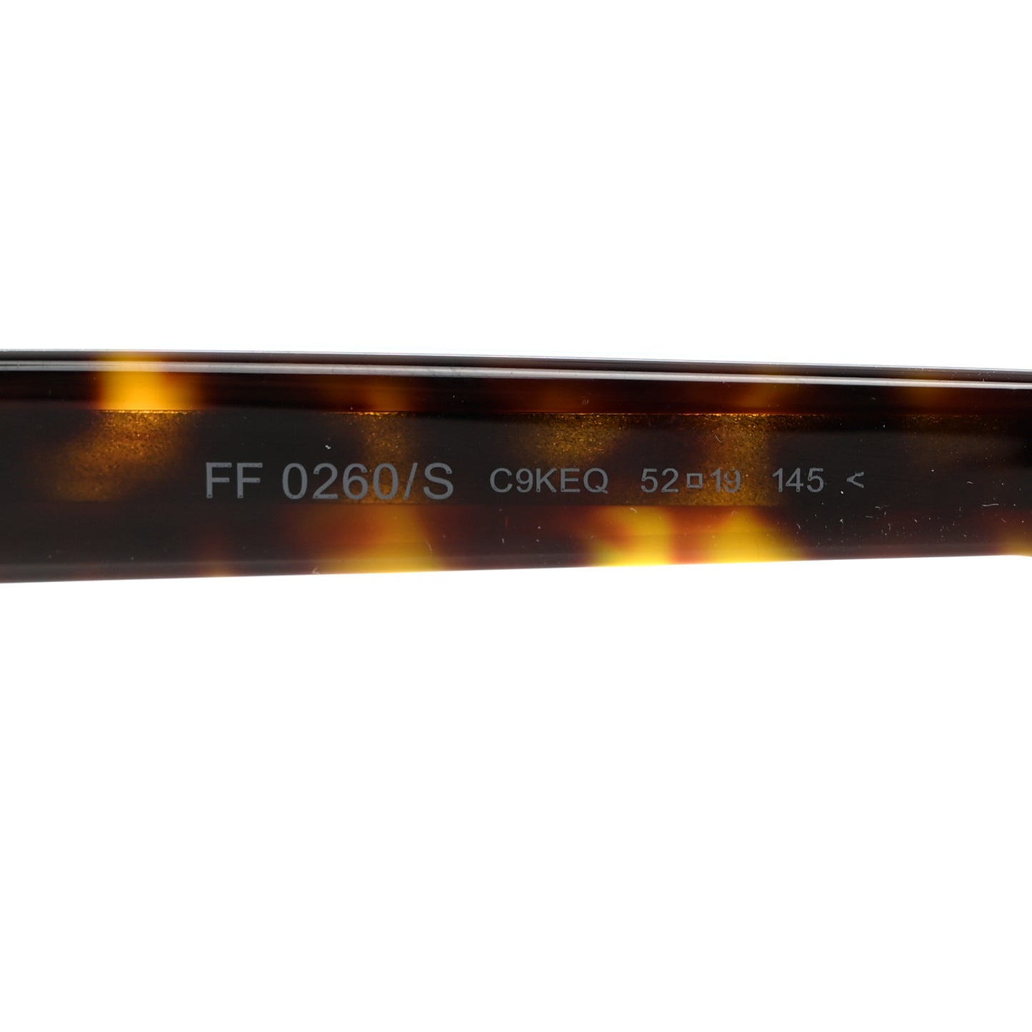 Studded Square Cat Eye Sunglasses FF 0260/S Havana