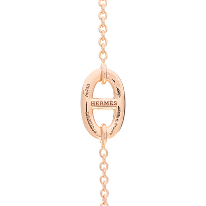 Hermes 18K Rose Gold PM Farandole Necklace 120 4 of 5
