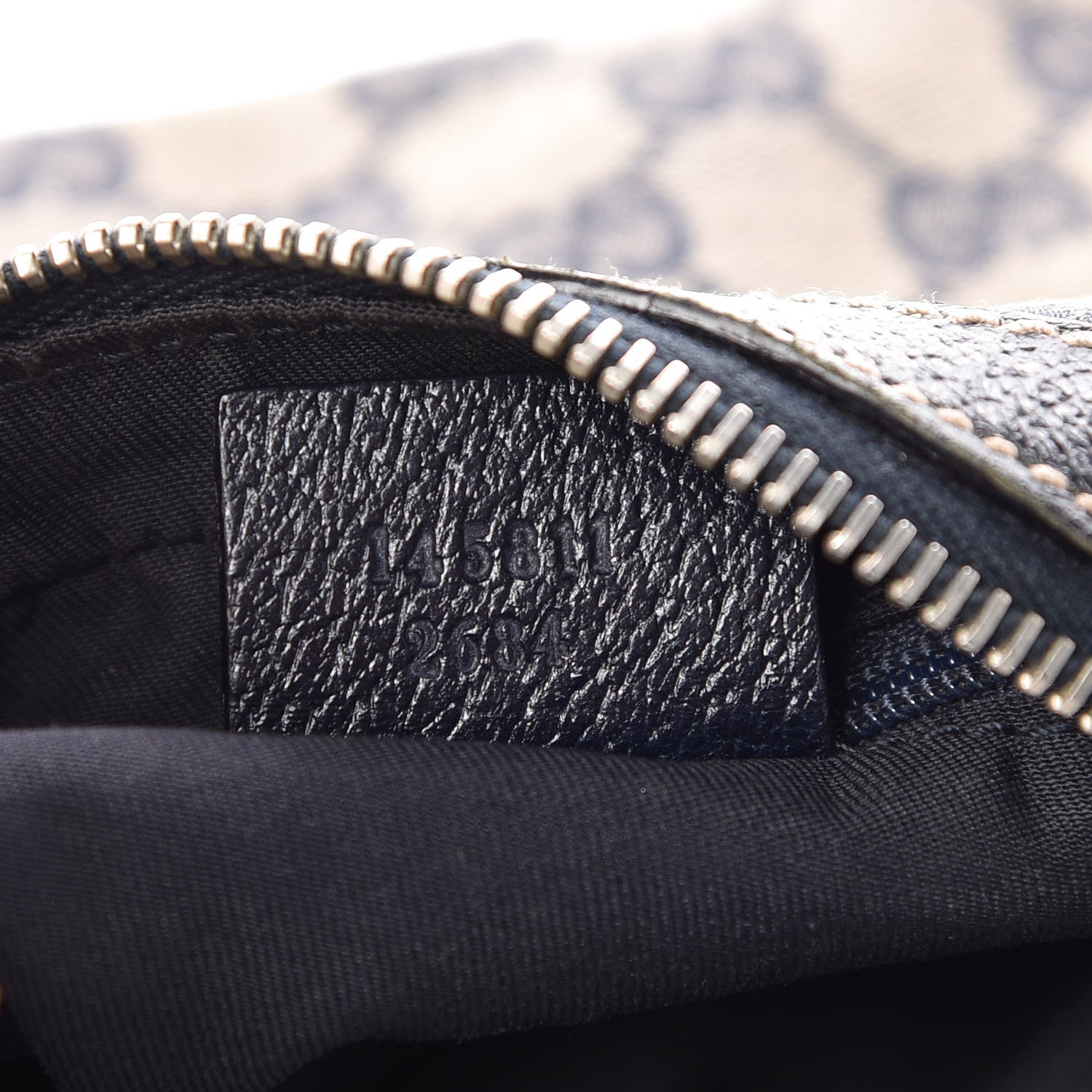 Gucci Monogram Web Small Pop Hobo Navy 6 of 6