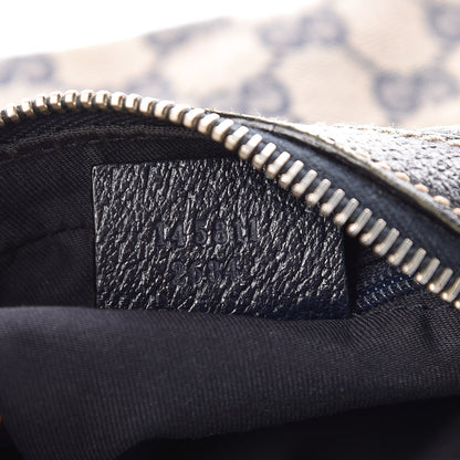 Gucci Monogram Web Small Pop Hobo Navy 6 of 6