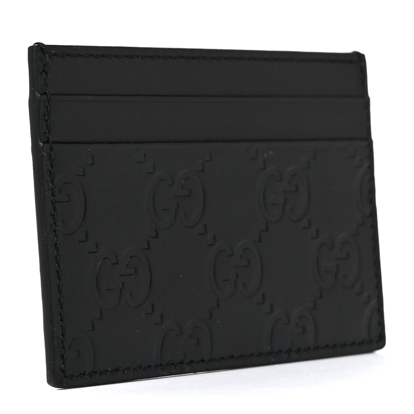 Guccissima Card Holder Black