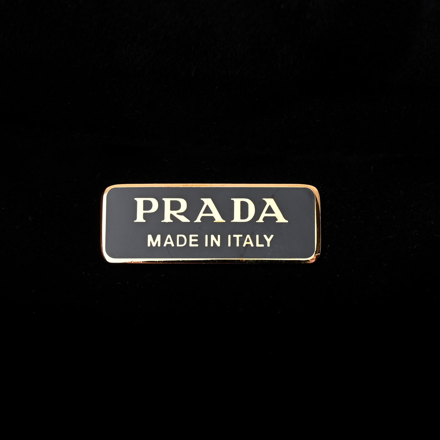 Prada Velluto Ricamo Cahier Shoulder Bag Black 6 of 9