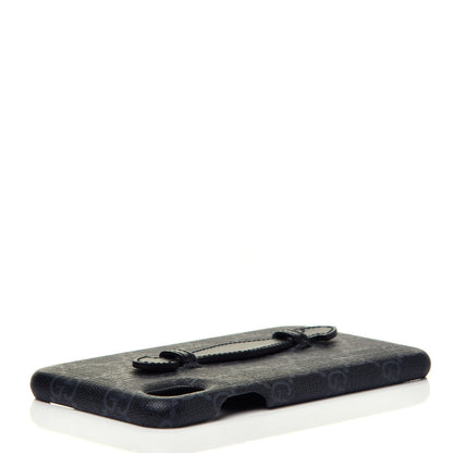 Gucci GG Supreme Monogram Top Handle iPhone XS Max Case Black 3 of 7