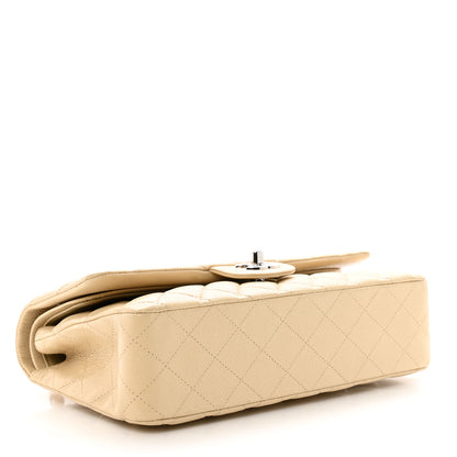 Chanel Caviar Quilted Medium Double Flap Beige 4 of 10