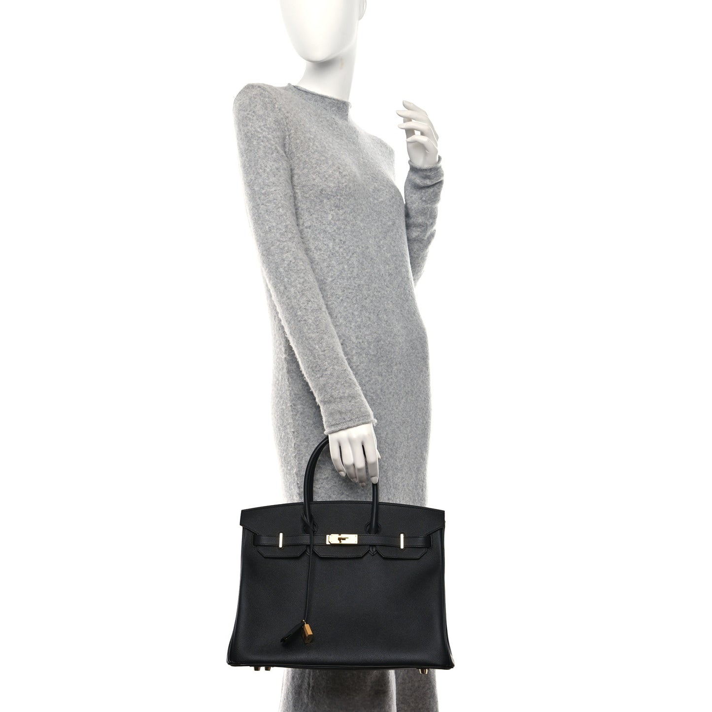 Epsom Birkin 35 Black