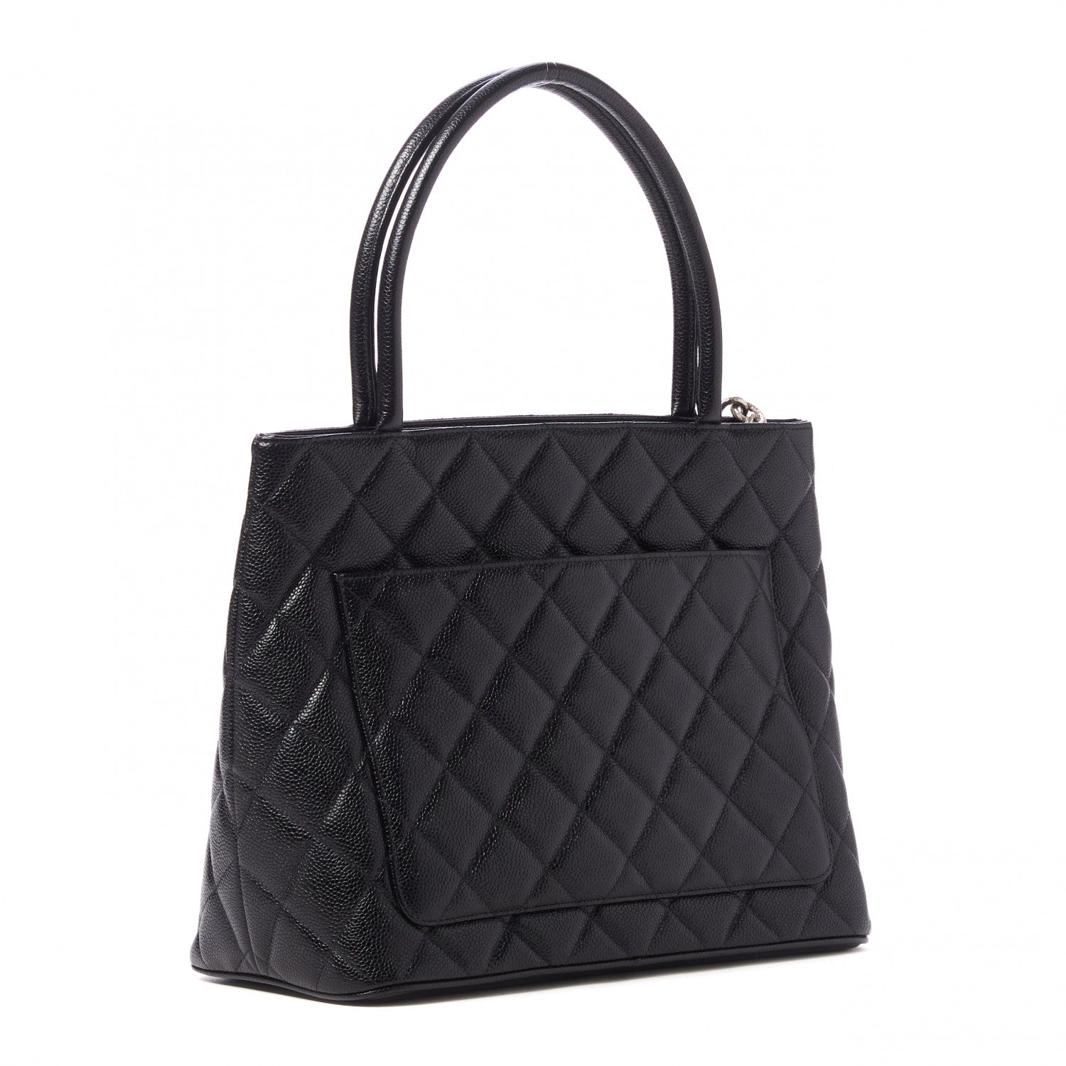 Chanel Caviar Quilted Medallion Tote Black 3 of 10
