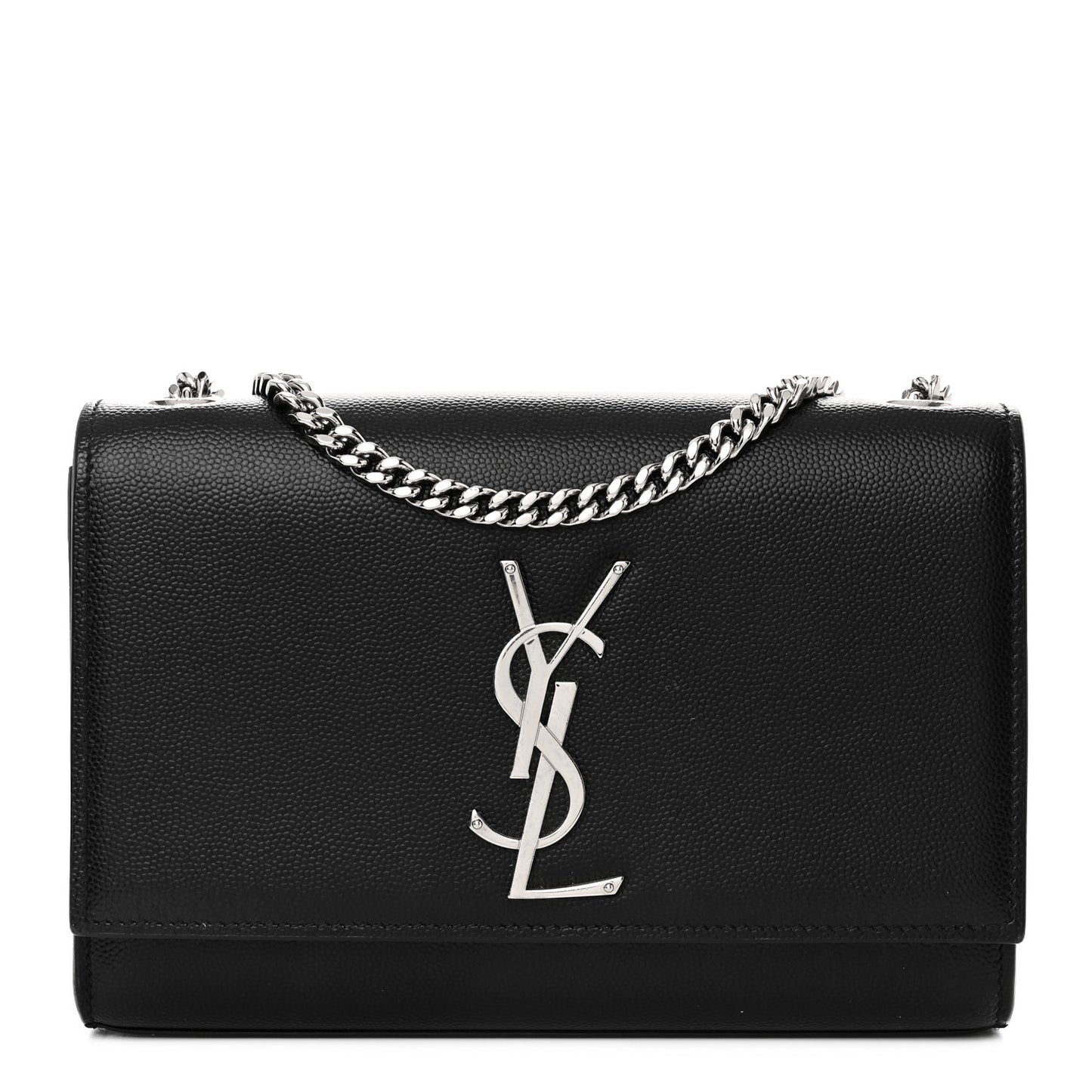 Grain De Poudre Small Monogram Kate Satchel Black