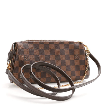 Louis Vuitton Damier Ebene Eva Clutch 3 of 9