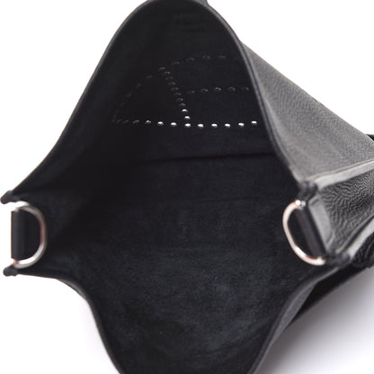 Hermes Taurillon Clemence Evelyne III PM Black 5 of 10