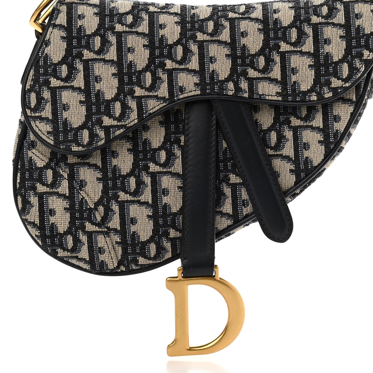 Oblique Mini Saddle Bag Blue